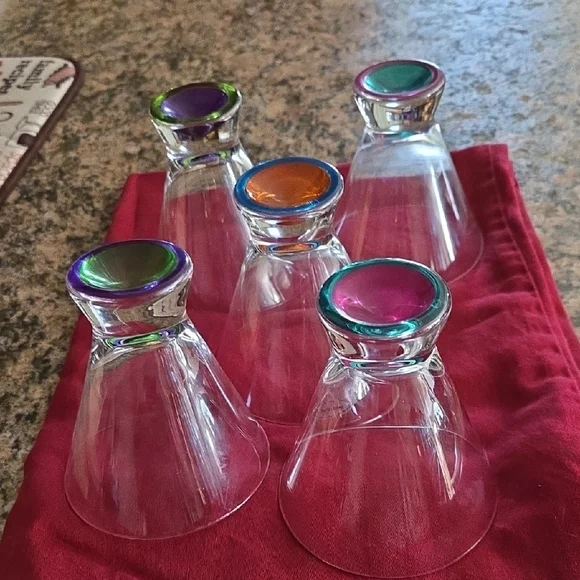 Dansk Vibrant Base Glass Set - Picture 2 of 10